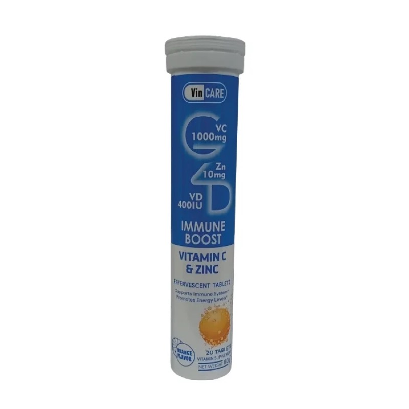 VINCARE VIT C + ZINC EFF TABS 20'S (P1)