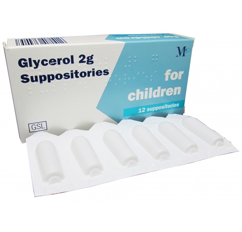 Glycerol 2g Suppositories children 12'S