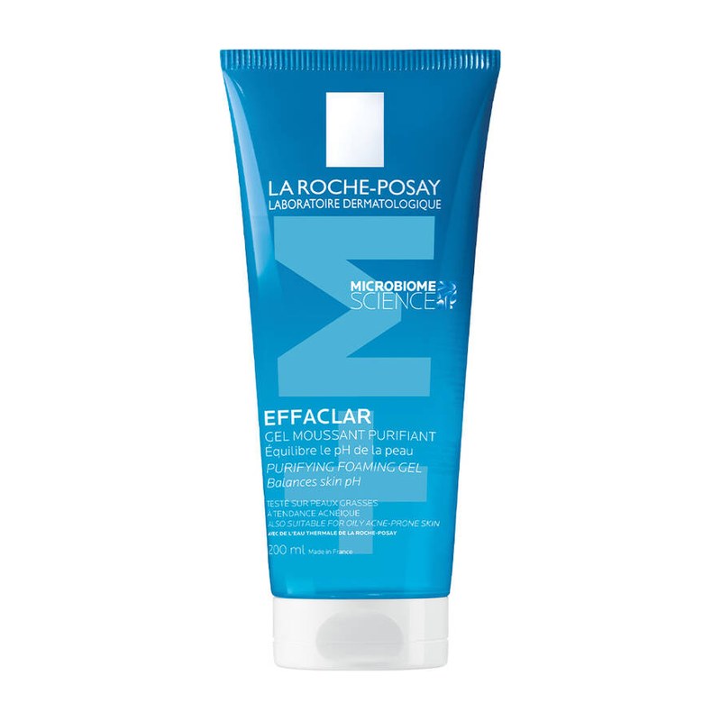LA ROCHE EFFACLAR PURIFYING FOAMING CLEANSER GEL + M 200ML