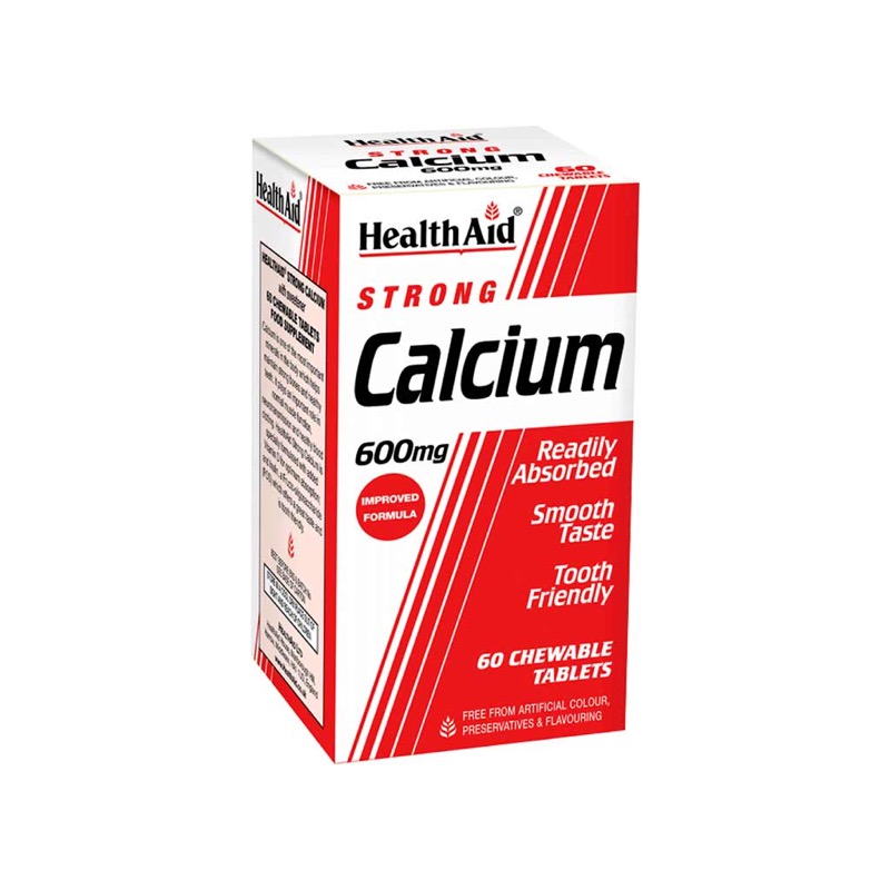HEALTH AID CALCIUM  600MG STRONG  60'S(P1)