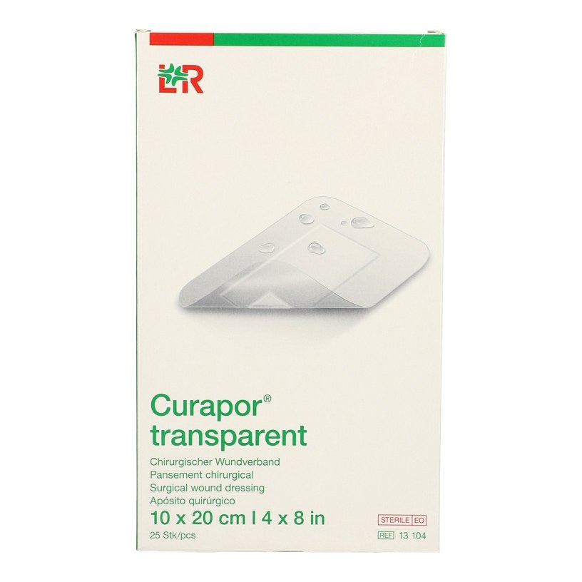 CURAPOR TRANSPARENT 10CM *20CM 100S