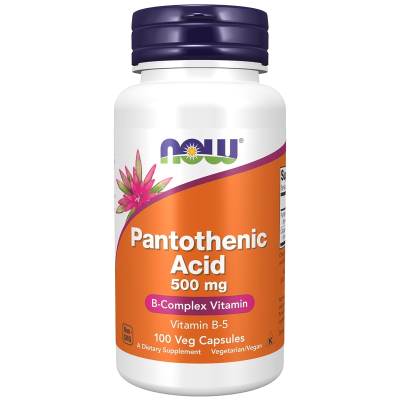 NOW PANTOTHENIC ACID 500MG 100'S(P1)
