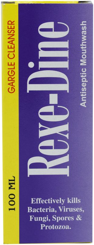 REXEDINE MOUTH WASH 100ML