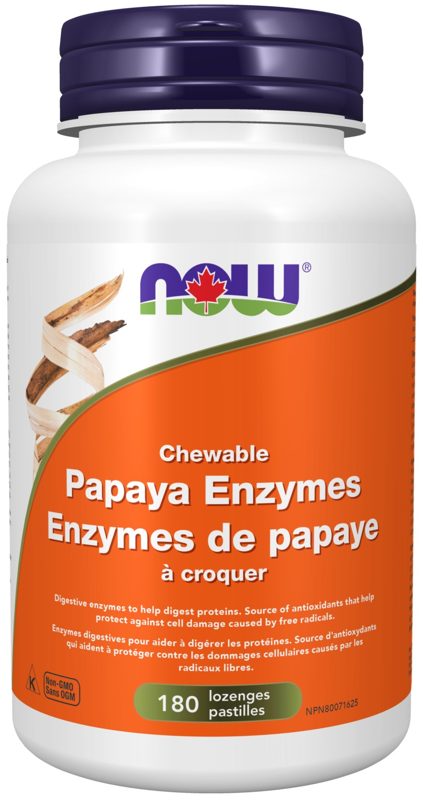 NOW PAPAYA ENZYMES 180'S(P1)