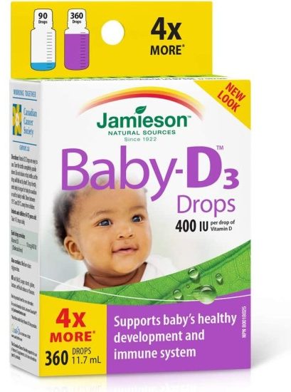 JAMIESON VITAMIN D3 DROPS FOR INFANTS