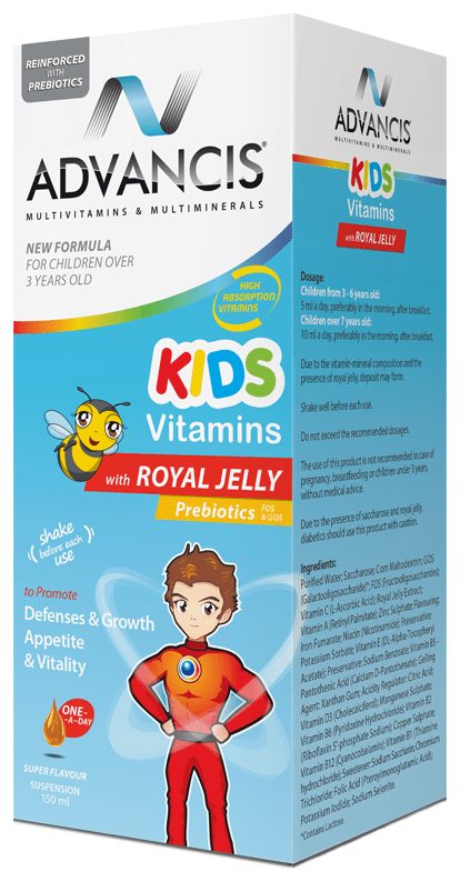 ADVANCIS KIDS MULTIVITAMIN WITH ROYAL JELLY 150ML