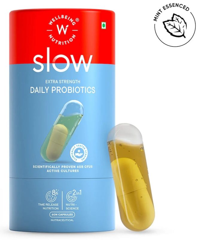 WELLBEING NUTRITION SLOW DAILY PROBIOTICS CAPS 60S (P1)