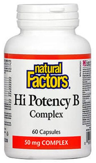NATURAL FACTORS HI POTB COMPLEX 50MG 60S (P1)
