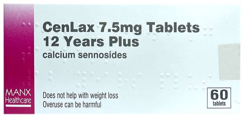 CENLAX 7.5MG TABS 60S 12YRS PLUS(SENOKOT)