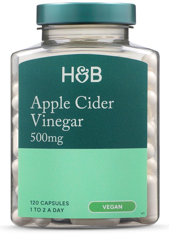 HB APPLE CIDER VINEGAR 500MG 120S