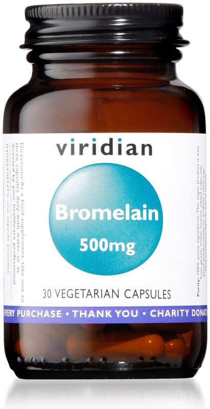 VIRIDIAN BROMELAIN 500MG CAPS 30S (P1)