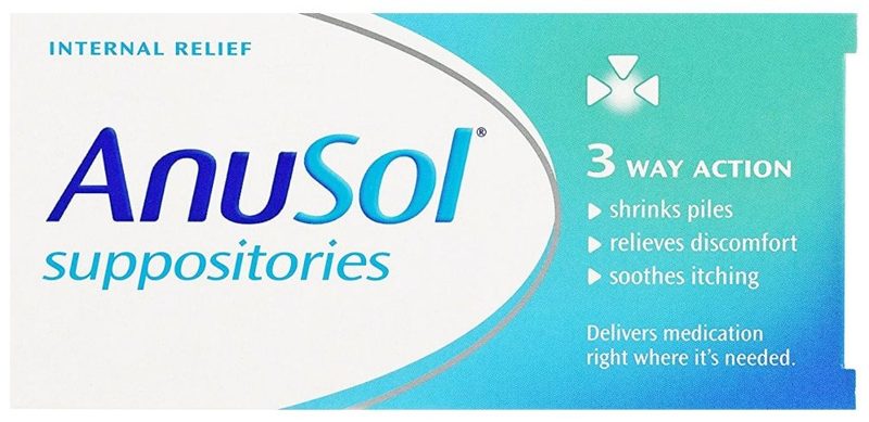 ANUSOL SUPPOSTORIES 12'S