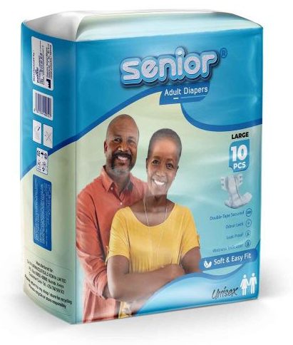 senior ADULT DIAPERS large 10-P1