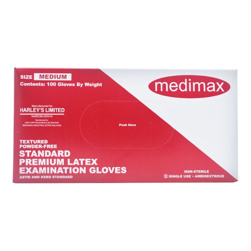 POWDERED FREE EXAMINATION GLOVES (M) 100's