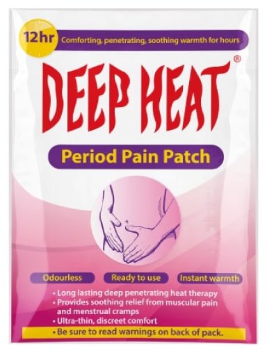 Deep heat patch period pain