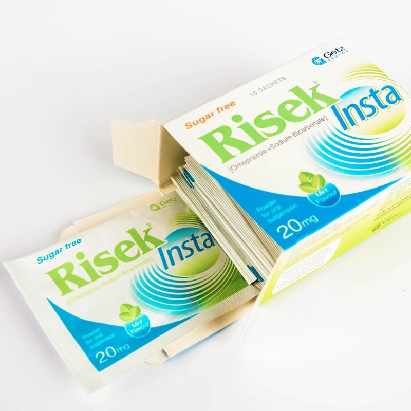 RISEK INSTA GRANULES 20MG 10's