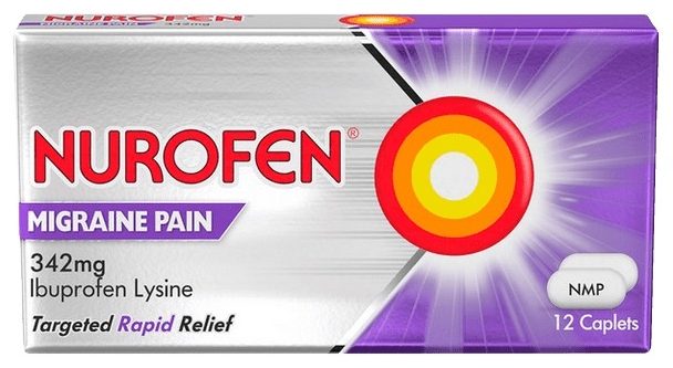 NUROFEN MIGRANE 342MG CAPS 12S