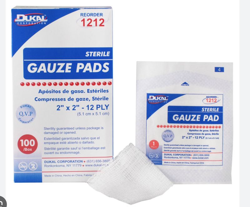Sterile Gauze Swabs 2"*2" 100S
