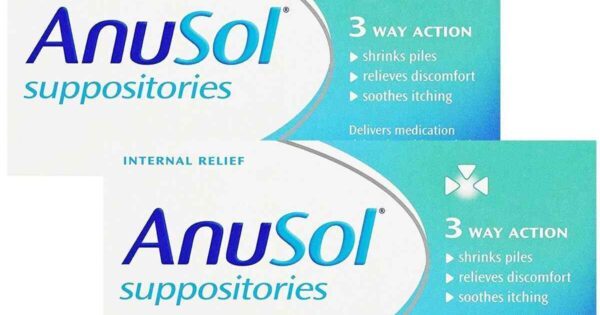 ANUSOL SUPPOSTORIES 24'S
