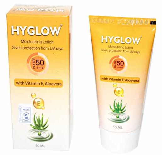 HYGLOW MOISTURIZING LOTION PFA SPF 50