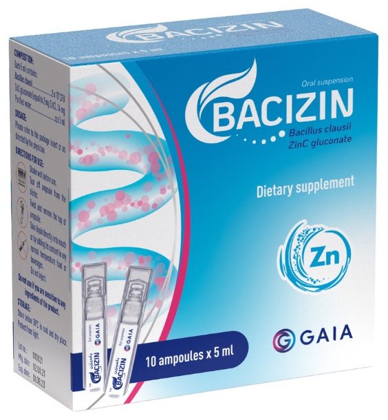 BACIZIN ORAL SUSP 5ML 10s