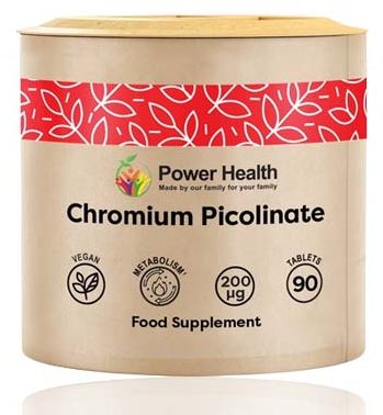 POWER HEALTH CHROMIUM PICOLINATE 200MG 90S(P1)