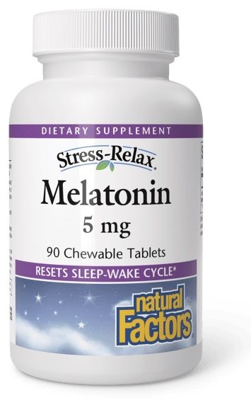 NATURAL FACTORS MELATONIN 5MG 90'S