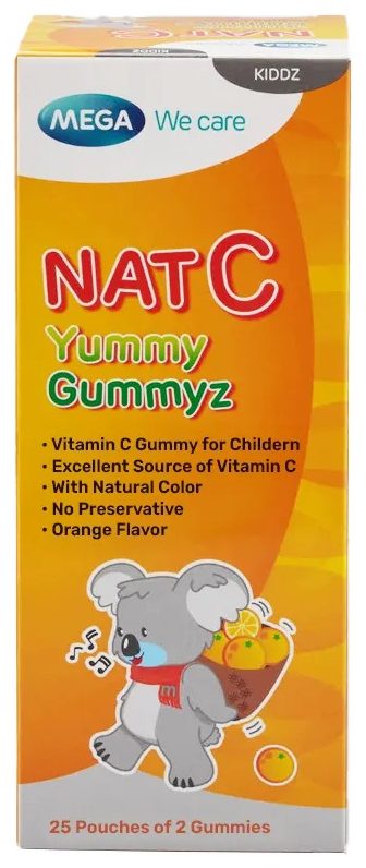 NAT C Yummy Gummyz 125g (P1)
