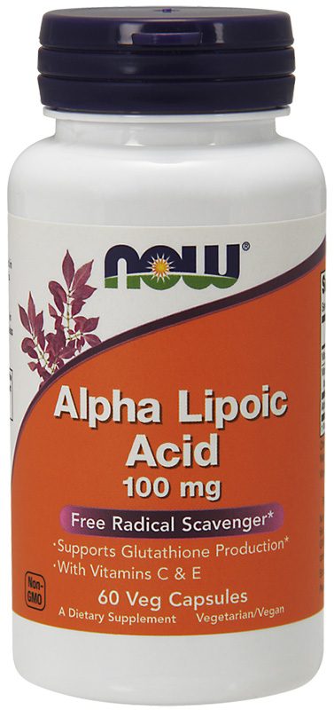 NOW ALPHA LIPOIC ACID 100MG 60s(P1)