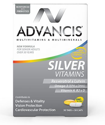 ADVANCIS SILVER VITAMINS 60S CAPS