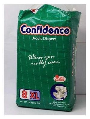 CONFIDENCE ADULT DAIPERS XL 8-P1