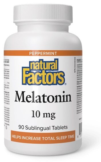 NATURAL FACTORS MELATONIN 10MG 90S