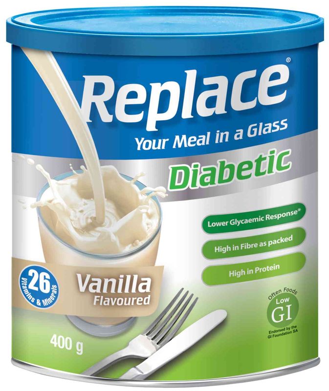 REPLACE DIABETIC VANILLA 400G