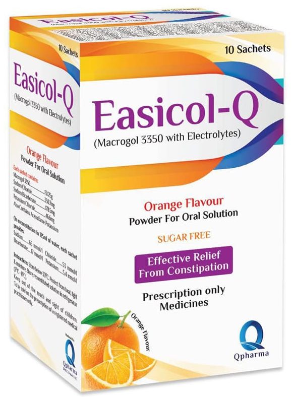 EASICOL Q SACHETS 10'S(ORANGE FLAVOUR)