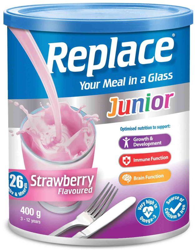REPLACE JUNIOR STRAWBERRY 400G