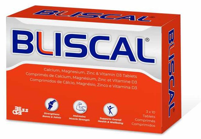 BLISCAL TABS 30'S