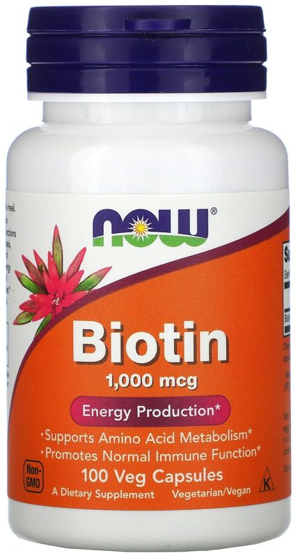 NOW BIOTIN 1000MCG 100's(P1)