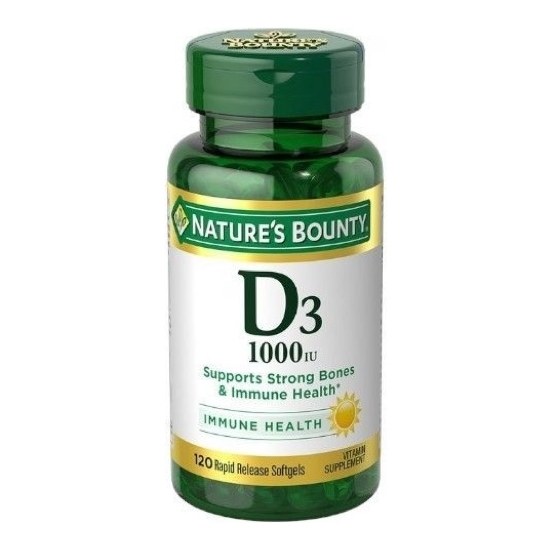 NATURES BOUNTY D3 25MCG(1000IV) 120S(P1)