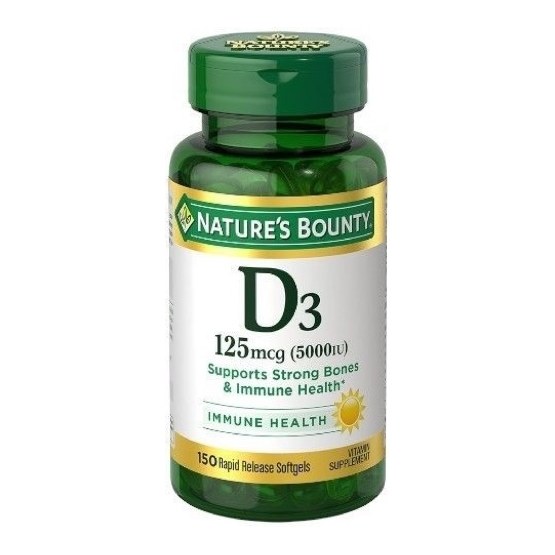NATURES BOUNTY D3 125MCG 150S(P1)