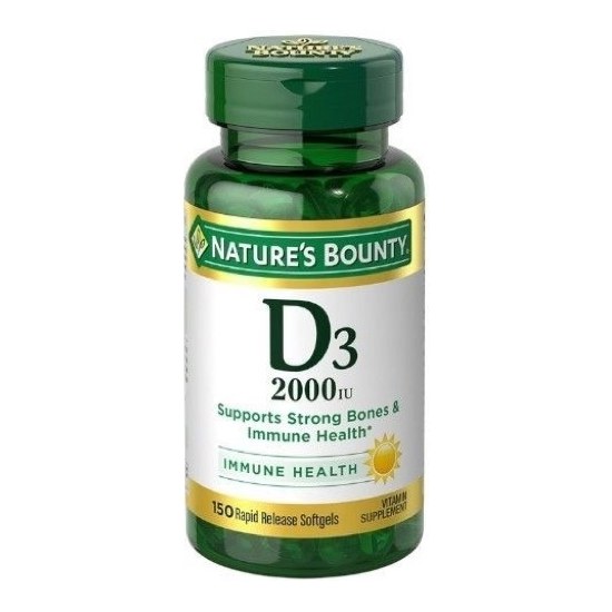 NATURES BOUNTY D3 50MCG 150S(P1)