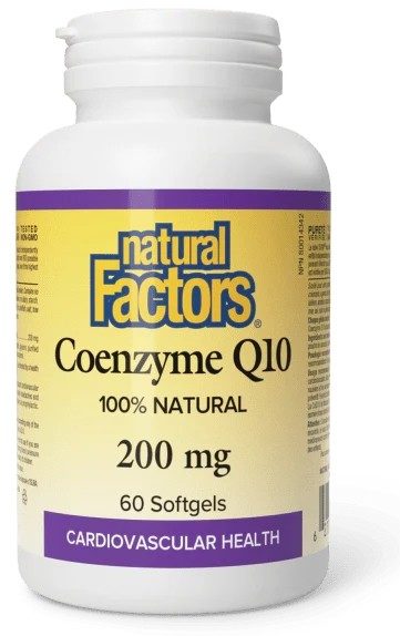 NATURAL FACTORS COENZYME Q10 200MG 60S(P1)
