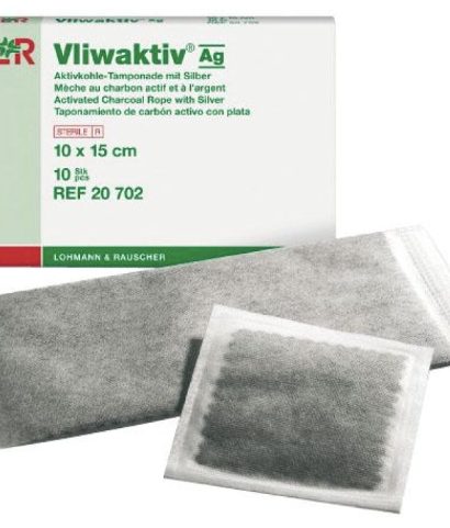 VLIWAKTIV AG(CHARCOAL DRESSING)STERILE 10*10CM 10'S