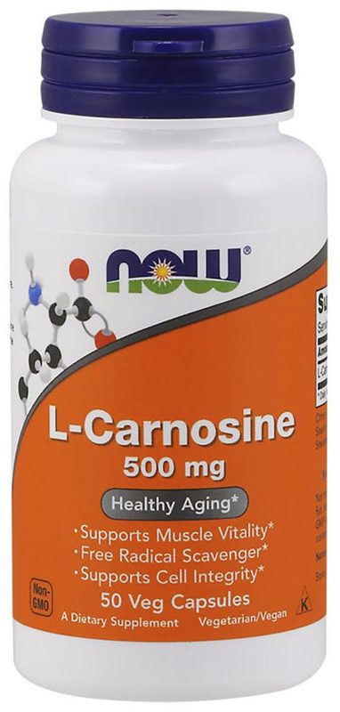 NOW L CARNOSINE 500MG 50'S(P1)