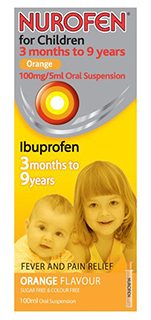 NUROFEN SYP 100ML 3-9 YRS ORANGE