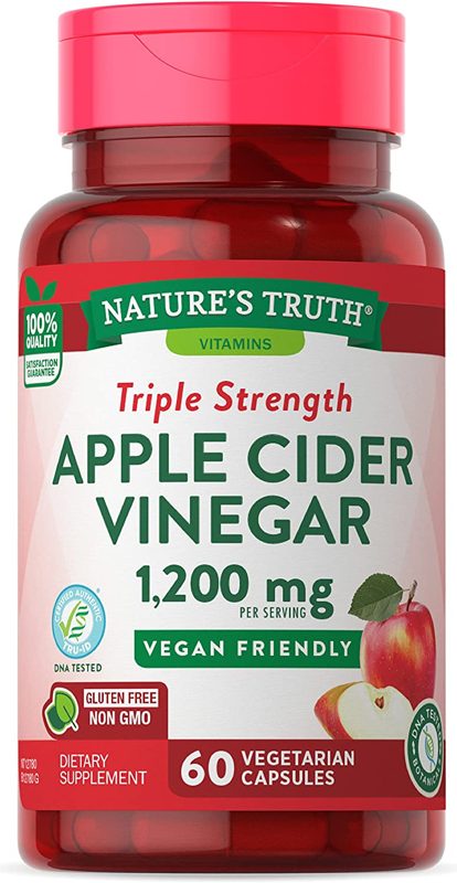 NATURES TRUTH APPLE CIDER VINEGAR 1200MG 60S(P1)