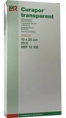 CURAPOR TRANPARENT 10*25CM 25S