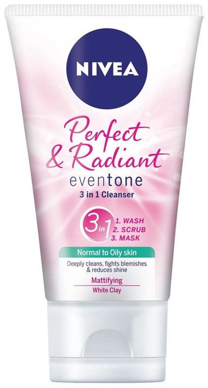 NIVEA PERFECT&RADIANT 3IN1 CLEANSER 150ML