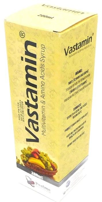 VASTAMIN FORTE SYRUP 200ML