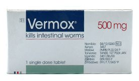 VERMOX 500MG 12S