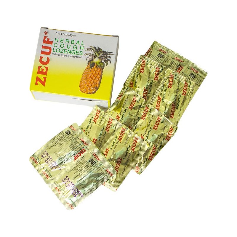 ZECUF PINEAPPLE LOZENGES 20S